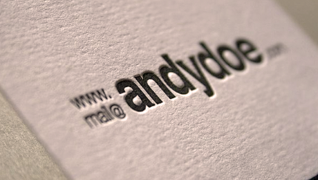 Voorbeeld Letterpress